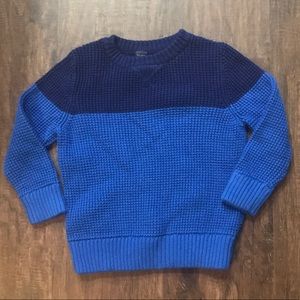 Baby GAP Blue Colorblock Pullover Cardigan
